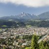 Innsbruck with view on Mountains