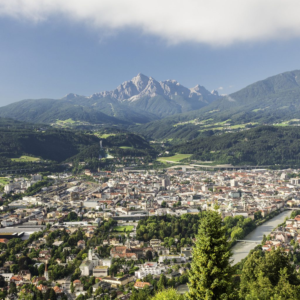Innsbruck with Mountains