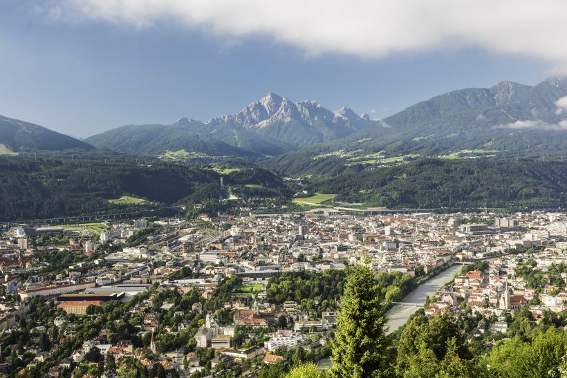 Innsbruck with Mountains