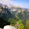 Flying above the Alps