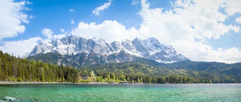 Eibsee and Zugspitze
